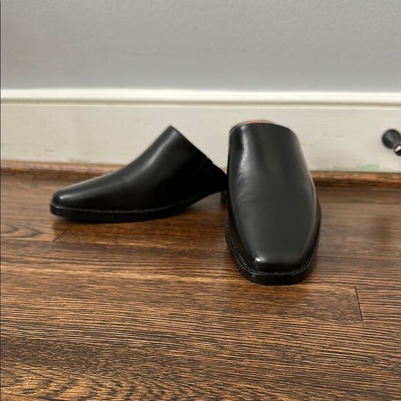Brand New Madewell Real Leather Black Jesse Western Mule - Size 7.5 - Picture 2 of 8